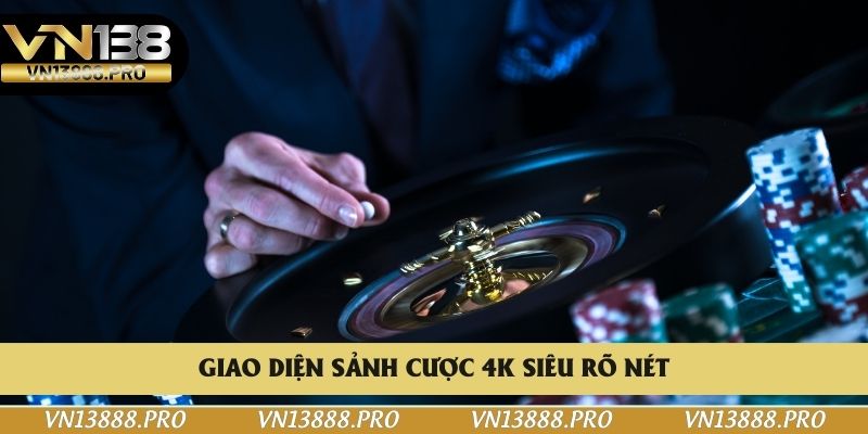 Giao diện sảnh game hiện đại, siêu rõ nét