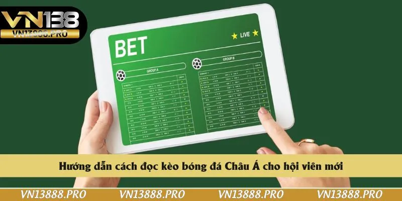 Hướng dẫn cách đọc kèo bóng đá Châu Á cho hội viên mới